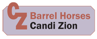 Candi Zion trains and sells barrel horses